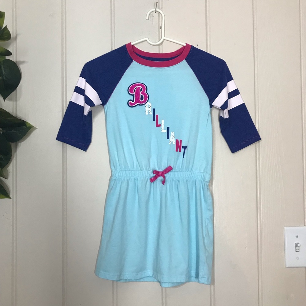Girls Cat & Jack Graphic Brilliant Dress
Size 6 / 6X Small
60% Cotton 40% Poly